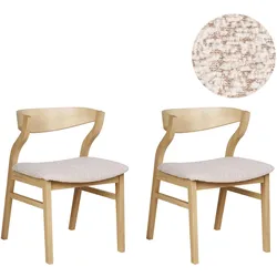 ESSZIMMERSTUHL 2er-Set Hellbeige Maroa