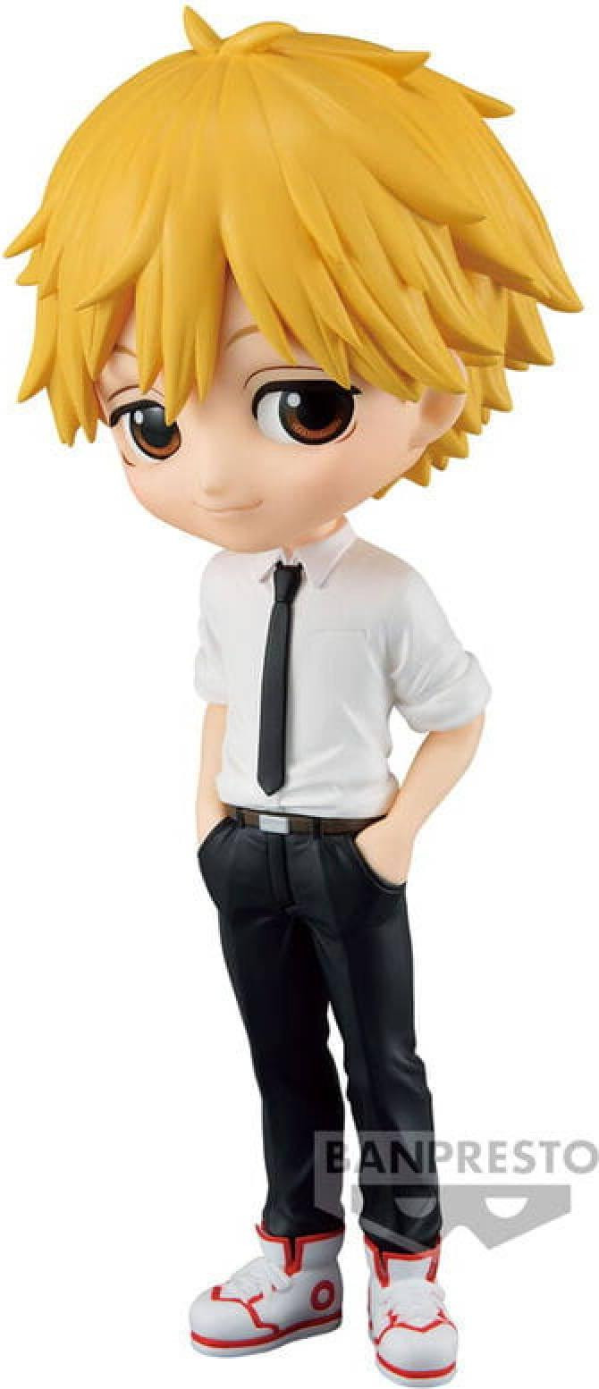Banpresto Q Posket Denji Chainsaw Man verzamelobject figuur 14 cm