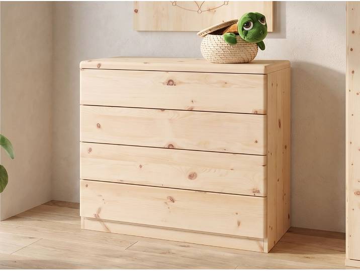 Zirbenkommode „Nora“ 100 cm Massivholz Zirbe