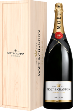 Moët & Chandon Champagne Methusalem - Champagner Moët & Chandon - Brut Impérial - Holzkiste - 6L