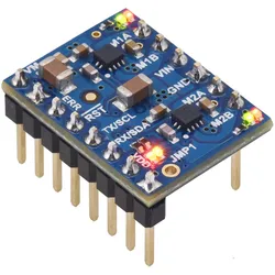 Pololu Motoron M2U550, Dual Serial Motor Controller, bidirektional, I2C, UART, 22V/1,6A, mit Header