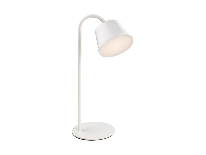 Tragbare In-/ Outdoor LED Design Tischlampe „Cuco“ Weiss Schuller
