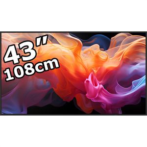 Sharp Digital-Signage MultiSync E439, 43 Zoll, 4K UHD 3840 x 2160, 350 cd/m², 16/7 Betriebszeit