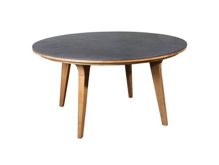 Cane-Line Aspect Gartentisch Ø144cm Teak/Keramik