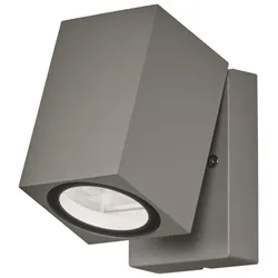 OSRAM Wandleuchte Endura Classic Cube in Silber mit verstellbarem Lampenkopf