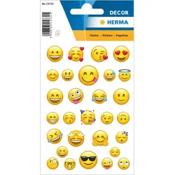 Herma Sticker DECOR Love Lovely Emojis 1 Bl