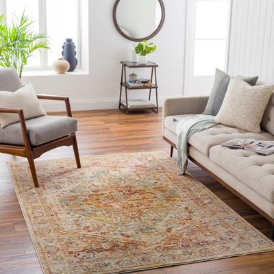 Livabliss Angelae Traditional Medallion Area Rug
