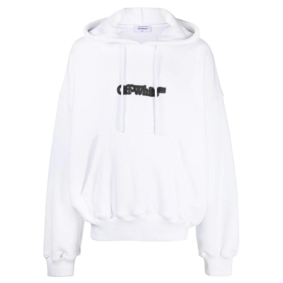 Off-white Blurr Book Over Hoodie Weiß