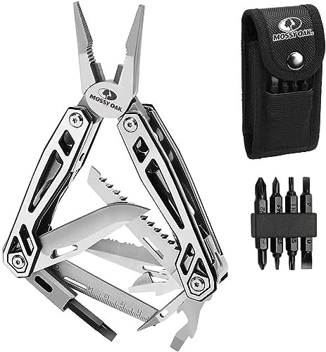 Mossy Oak 21-in-1 multifunctionele multitool met tang en zakmes inclusief draagtas