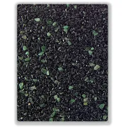 Terralith Farbmuster Edelsteinteppich - Aventurin / Nero-