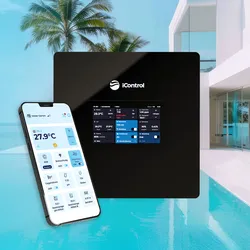 iControl App Poolsteuerung mit Touchdisplay und optionaler Pooldesinfektion