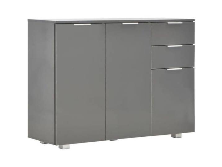 Buffet de Cuisine - SVP- MODERNE - Gris brillant - 107 x 35 x 76 cm