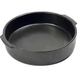 SERAX Ofenschale rund XL Pure Black, Inhalt: 3,3 Liter, Höhe: 70 mm, ø: 310 mm