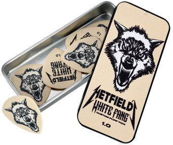 Dunlop Hetfield's White Pick 1,00 Weiß