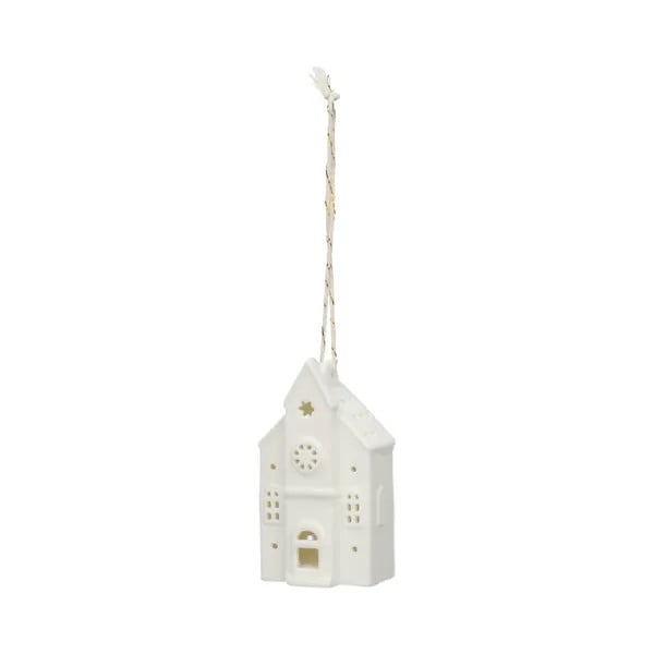 Dille & Kamille Porseleinen hanger wit