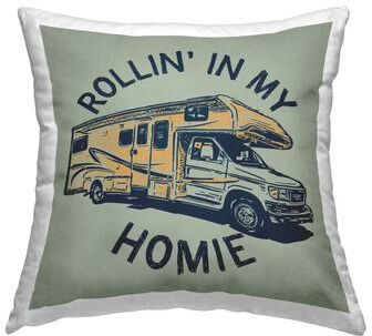 Stupell Rollin' In My Homie Decorative Printed Throw Pillow Design by Jedco Brands, Inc.