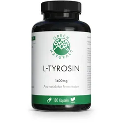 Green Naturals L-tyrosin 1400mg Vegan Hochdos.kps. 180 St