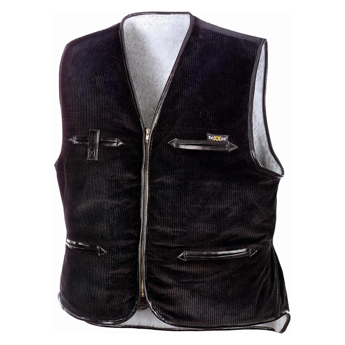 Runnex teXXor Breitcordweste VEGA schwarz Gr. 3XL (3XL) (228247)
