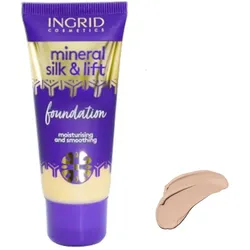 Ingrid Cosmetics, Foundation, INGRID Mineral Silk & Lift podkład nawilżająco-wygładzający 029 Light Porcelain 30ml (Light Porcelain)
