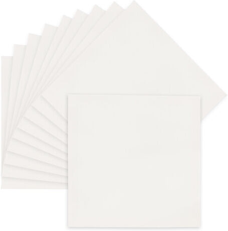 buttinette Keilrahmen-Set "Quadrat", 10er-Pack, in verschiedenen Größen