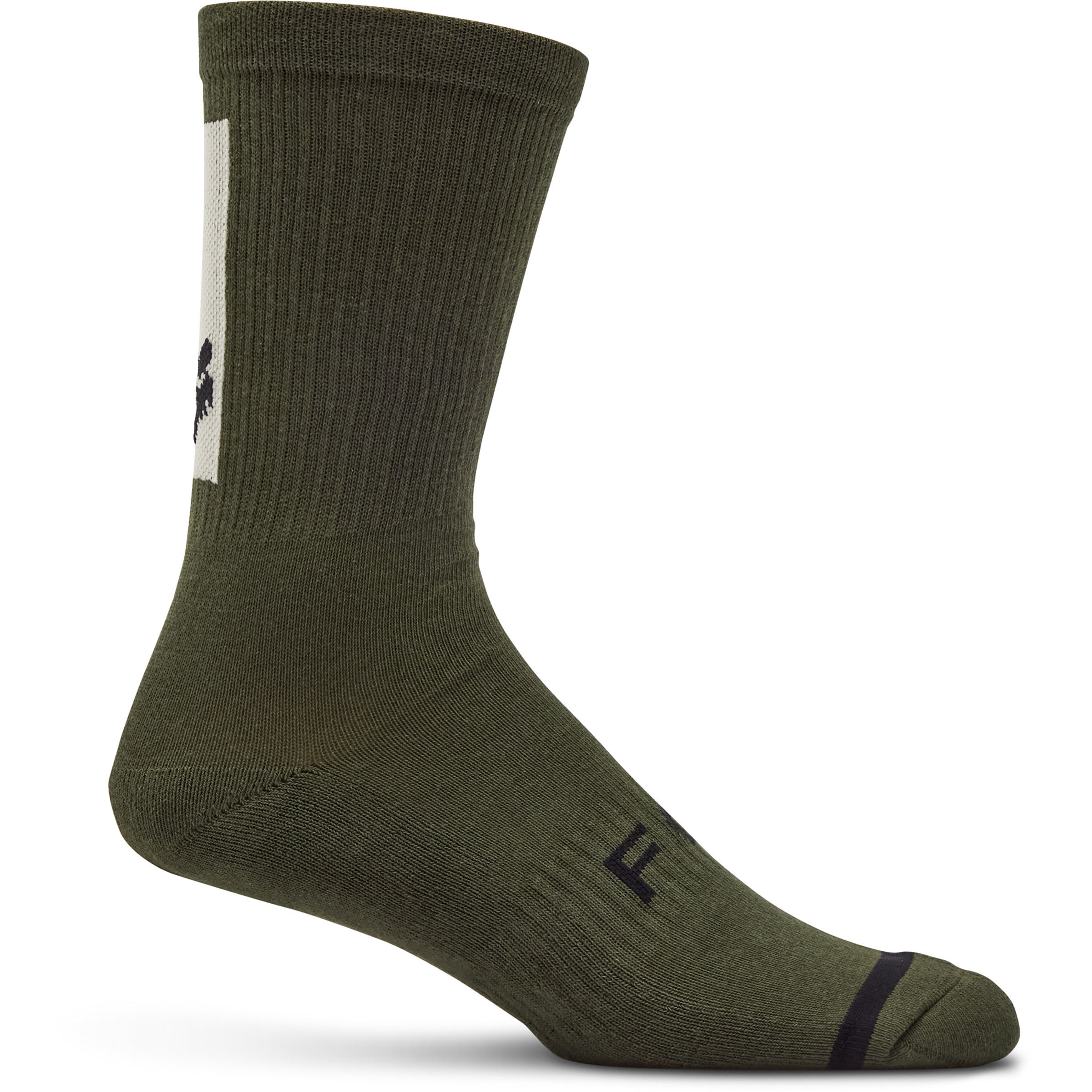 Fox 8" Defend Fahrradsocken oliv Größe 36 Mountainbike Atmungsaktiv