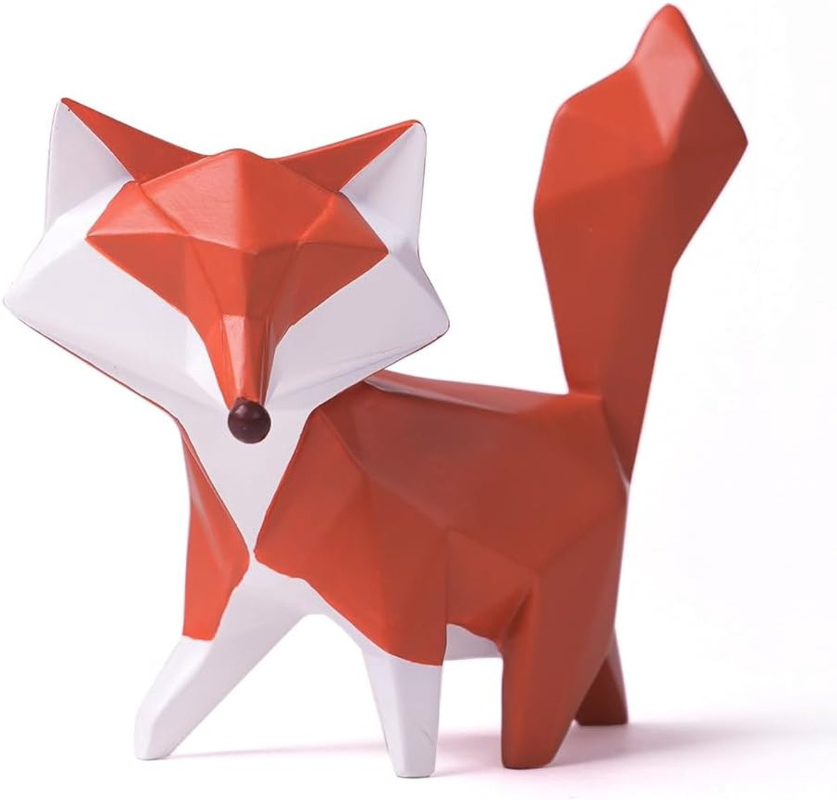 HAUCOZE Fox Figure Modern Decoratie Animalen Sculptuur 10 cm