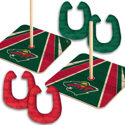 Skip's Garage Minnesota Wild NHL Horseshoe Bag Toss Game