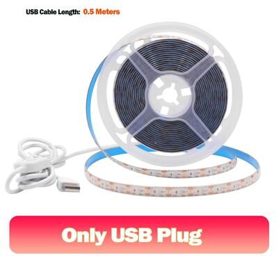 Uplift Picks Bright 5V USB LED Strip With Dimmer For Effortless Cabinet Lighting only Usb Plug ip65 Waterproof 2 M