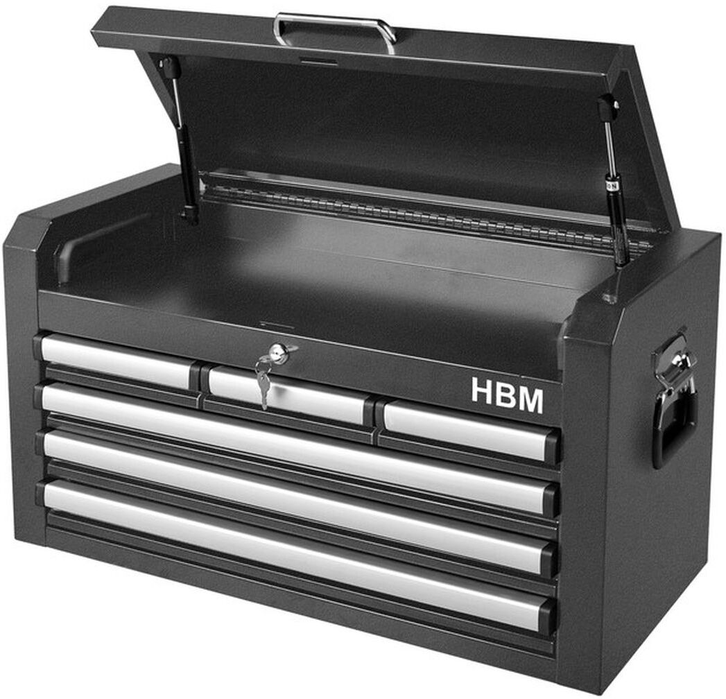 HBM Armadio superiore 66 cm, 6 cassetti, nero