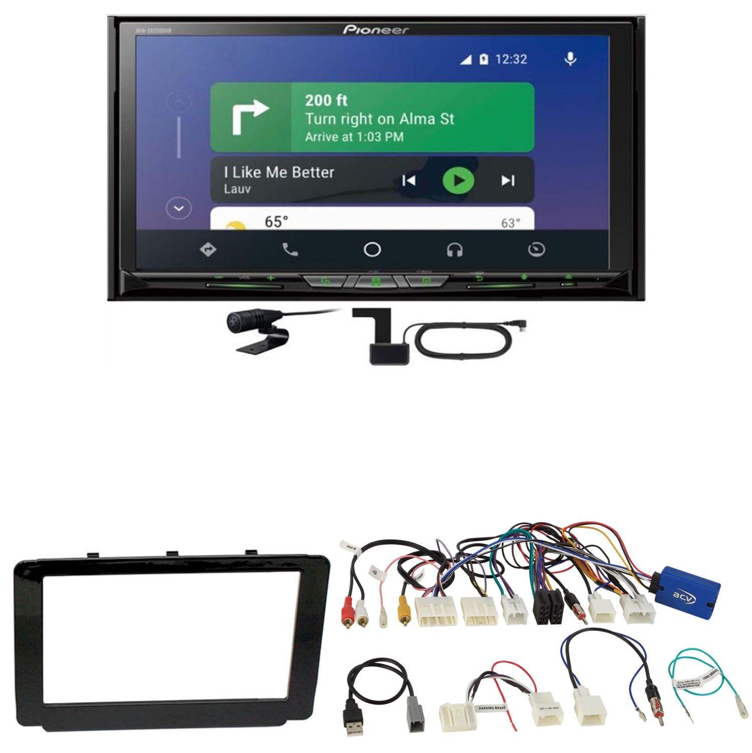 Pioneer AVH-Z9200DAB DAB+ Digitalradio USB Einbauset für Toyota Hilux 2016-2019