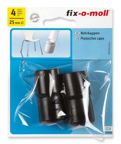 Fix-O-Moll Castors Set van 4 Zwart Plastic