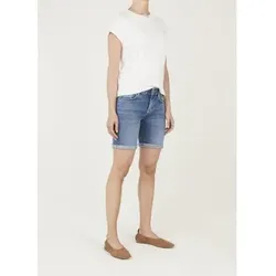 Pepe Jeans für Damen. PL80000384UB Short Fitted Mohnblumenblau (30), Lässig, Baumwolle, Denim