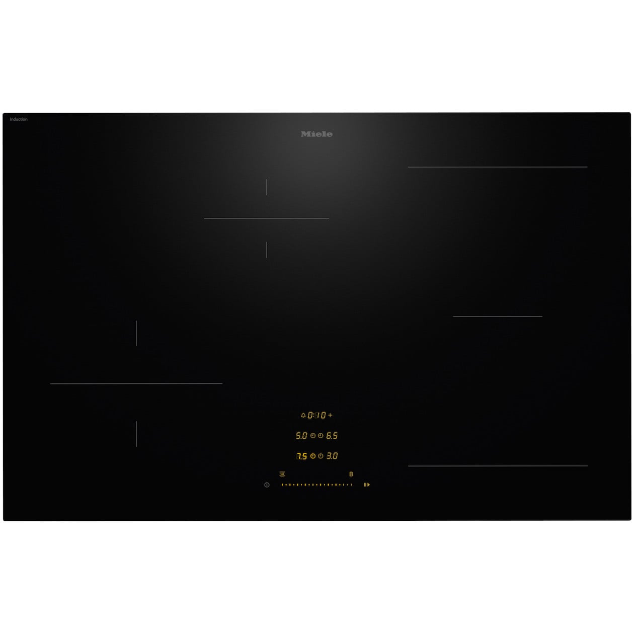 Miele KM 8482 FL Inductie kookplaat Zwart