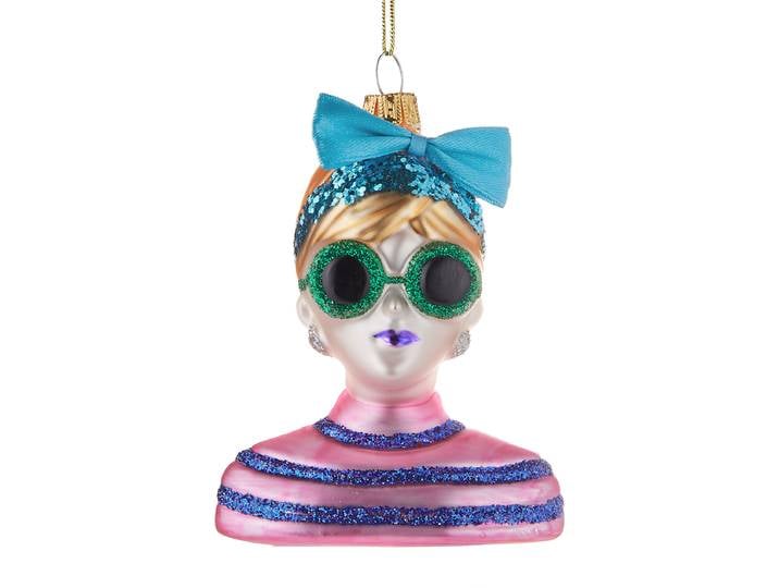 Baumanhänger Sunglasses 6 x 9 x 7cm Pink/Pink