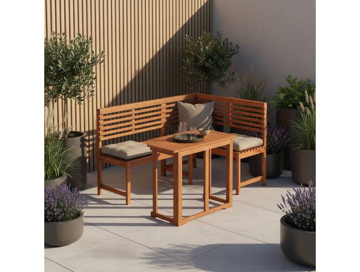 Gartenset Holz 4-tlg.