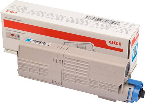 OKI Toner C532 C542 MC563 MC573 Original Cyan 6000 Seiten 46490607