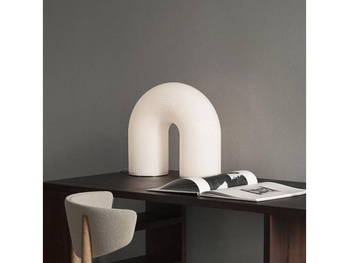 Vuelta Stehleuchte White - Ferm Living - Wohnzimmer - Design - Glas - Einflammig