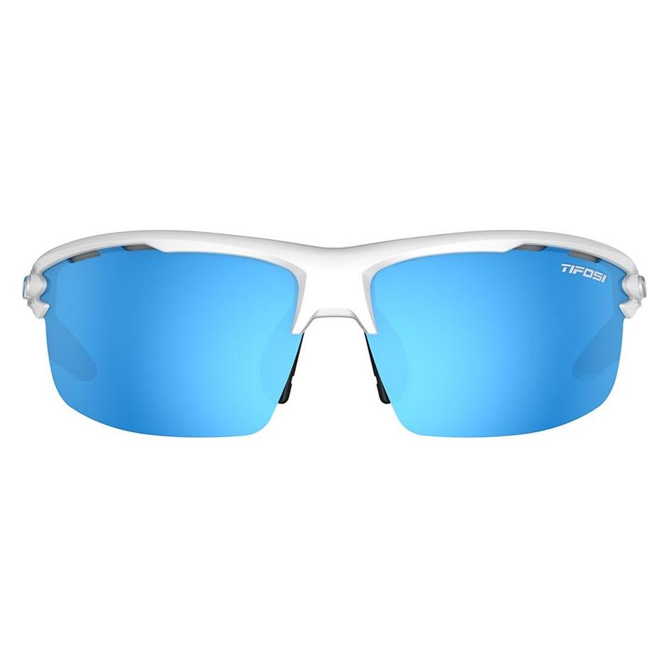 Tifosi RIVET Brille mattweiss (3 Gläser 14,7 % Clarion Blue, 41,4 % AC Red, 95,6 % Clear) (NEU) (35773142)