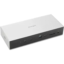 Kensington SD5000T5 EQ Thunderbolt 5, SD5000T5 EQ (3 Ports), Dockingstation + USB Hub, Grau, Schwarz, Silber