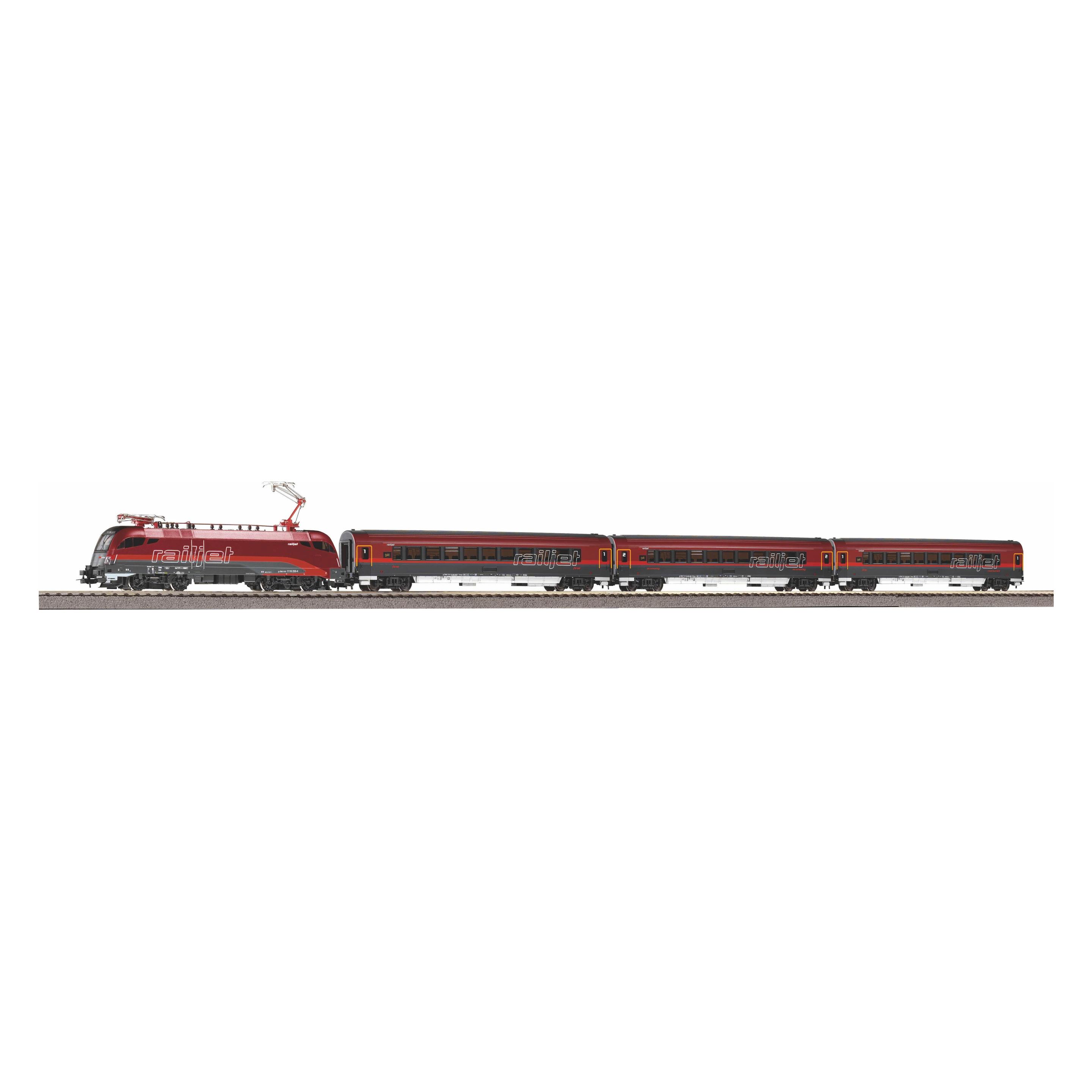 Piko S-Set E-Lok Railjet ÖBB A-Gleis, B V (Spur H0) (PIKO 57178)