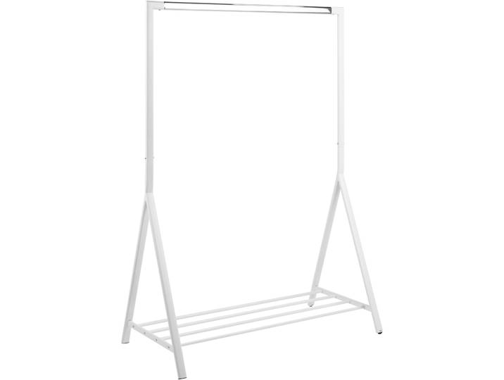 Garderobenmöbel Libre weiss Metall B 117 T 59 H 165 cm - Garderobenmöbel