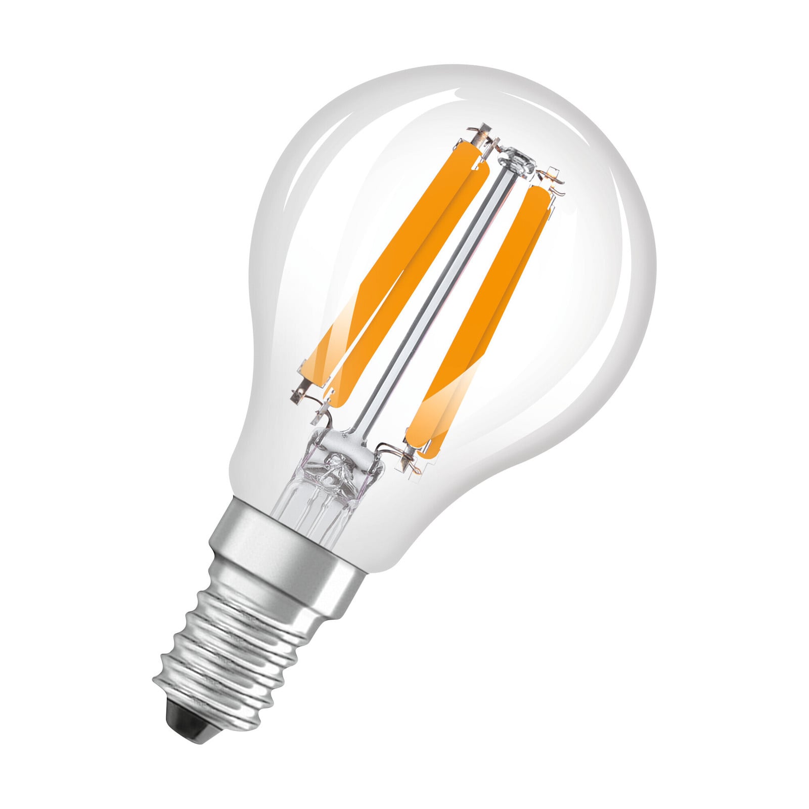 Osram LED Classic P 25 gloeilamp, 1,2W, 827, helder glas, fitting E14