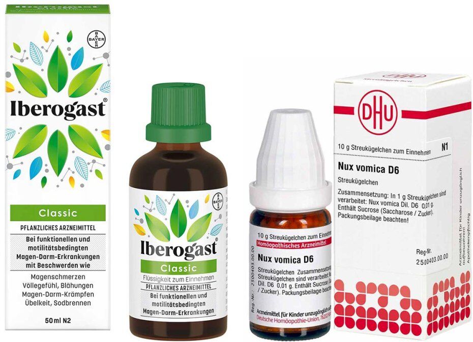 Iberogast® Classic + Nux Vomica D6 Globuli