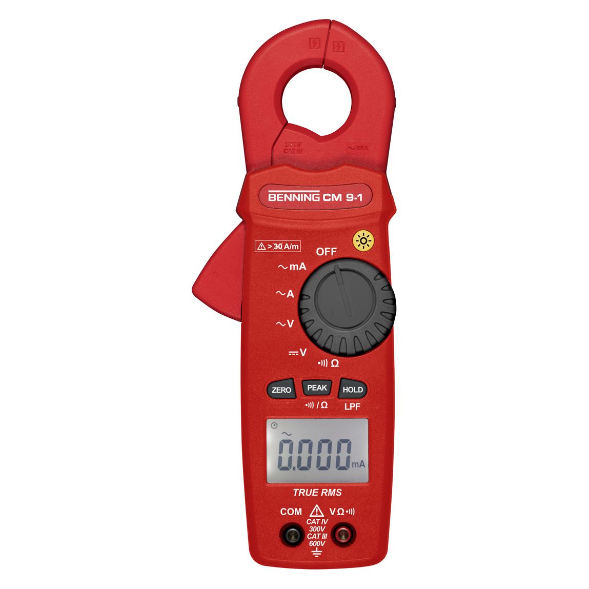 Benning Stromzange CM 9 1 (CAT III 600V, CAT IV 300V, Zangenstrommesser) (044682)