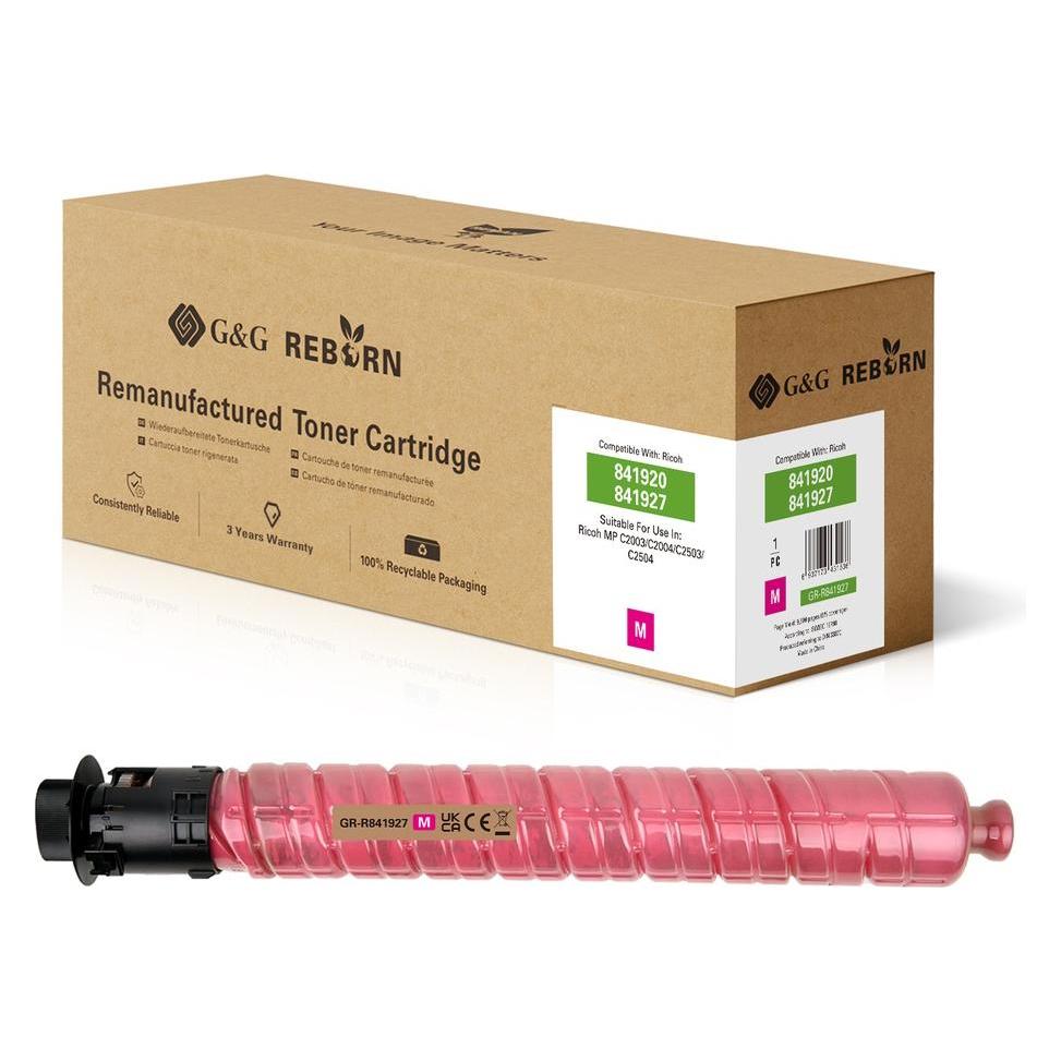 G&G Reborn-Toner kompatibel mit Ricoh 841927 M (21964)