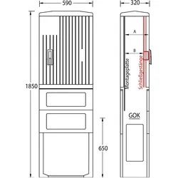 UESA Verteilersäule, Serverschrank Zubehör