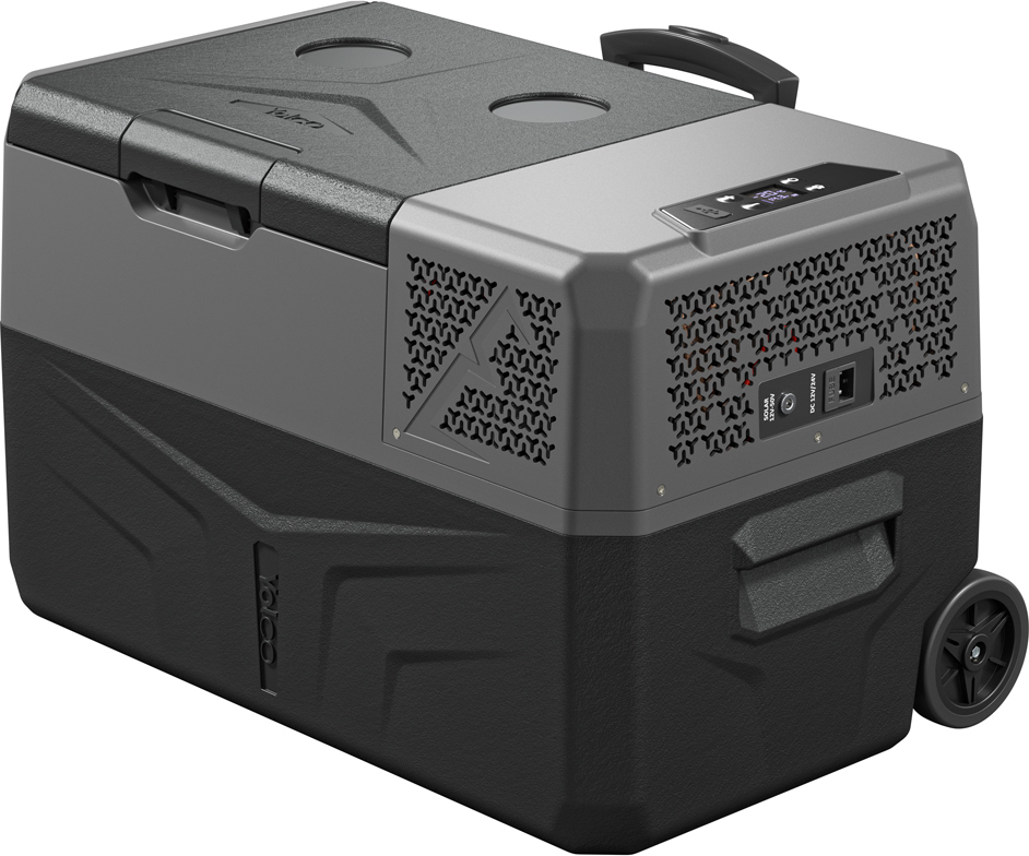 YOLCO BCX30 Carbon Kompressor Kühlbox 30L - Auto & Camping Kühlschrank mit App-Steuerung, 12/24V & 230V