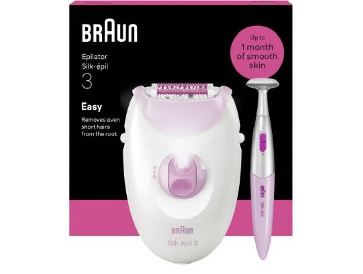 Braun - Epilateur Électrique Silk-Épil Se3 3-202
