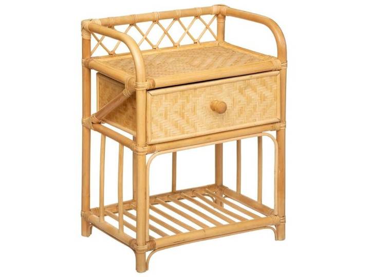 Table de chevet  Aoni  rotin H60cm - Atmosphera Créateur d'intérieur