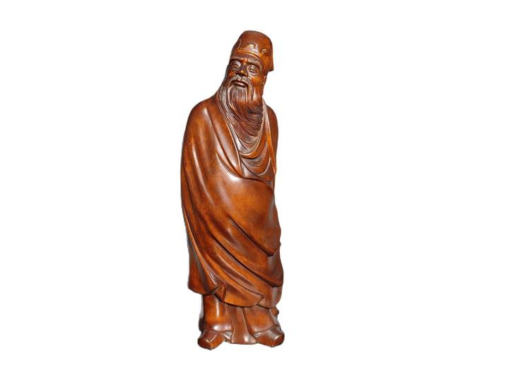 Statue en bois hommes figuras maison décoration de la maison bureau décor chambre sculpture sculptée